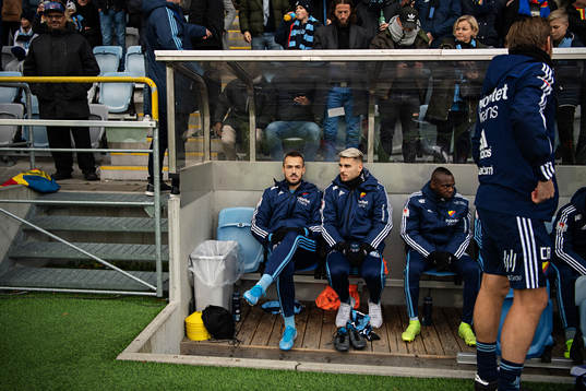 Djurgårdens Emir Kujovic och Astrit Ajdarevic