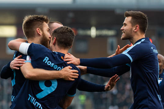 Malmö FFs Rasmus Bengtsson jublar
