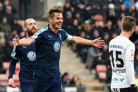 Malmö FFs Markus Rosenberg jublar