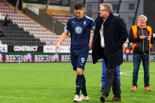 Malmö FFs Markus Rosenberg deppar