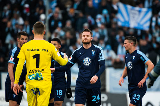 Malmö FFs spelare deppar