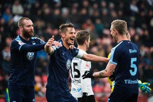 Malmö FFs Markus Rosenberg jublar