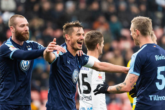 Malmö FFs Markus Rosenberg jublar