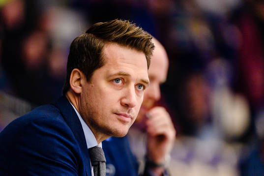 Växjös tränare Sam Hallam