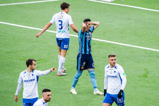 Djurgårdens Haris Radetinac deppar