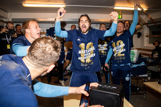 Djurgårdens Elliot Käck, Kevin Walker och Nicklas