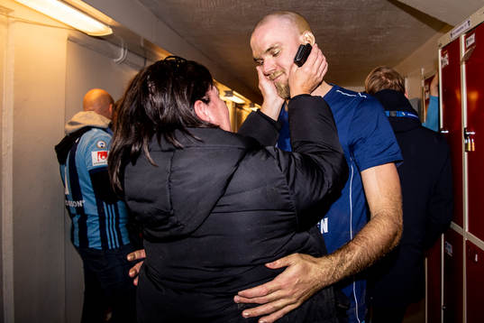 Djurgårdens Marcus Danielson  jublar