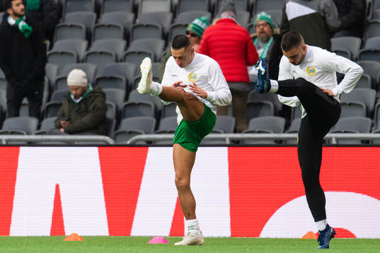 Hammarbys Nikola Djurdjic och Vladimir Rodic