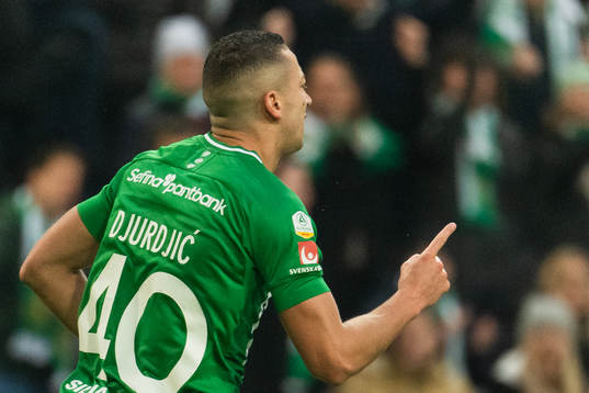 Hammarbys Nikola Djurdjic jublar