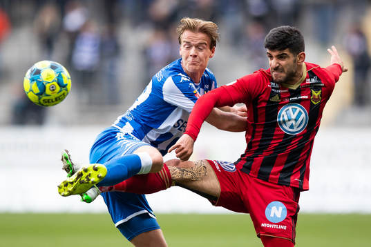 IFK Göteborgs August Erlingmark och Östersunds Rewan Amin