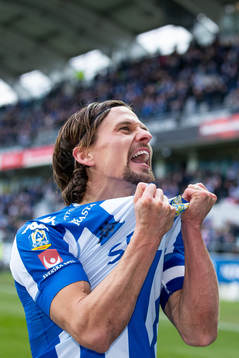 IFK Göteborgs Lasse Vibe jublar