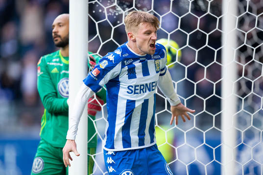 IFK Göteborgs Sebastian Eriksson jublar