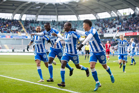 IFK Göteborgs Alhassan Yusuf Abdullahi jublar med