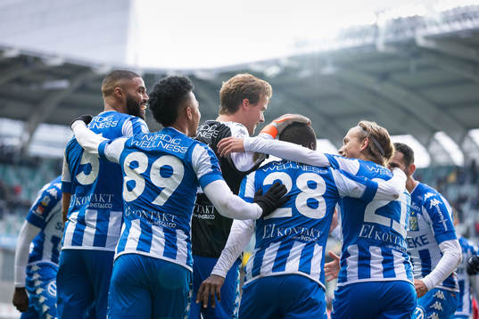 IFK Göteborgs Alhassan Yusuf Abdullahi jublar med