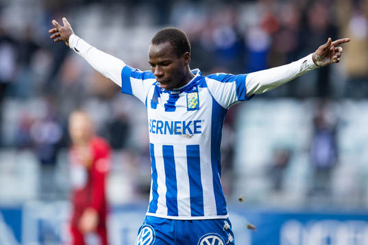 IFK Göteborgs Alhassan Yusuf Abdullahi jublar