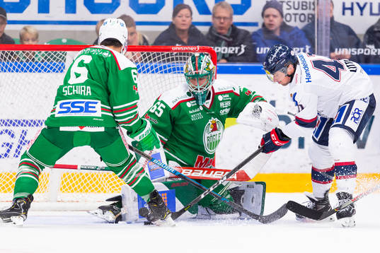 Rögles målvakt Christoffer Rifalk och Linköpings Broc