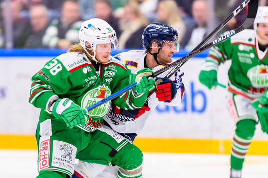 Rögles Erik Andersson och Linköpings Sebastian Karlsson