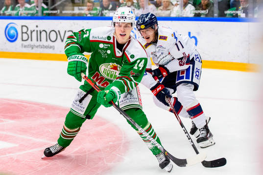 Rögles Jakob Bondesson och Linköpings Henrik Törnqvist