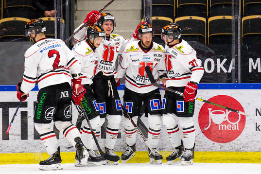 Örebros Marcus Weinstock , Christopher Mastomäki, Glenn
