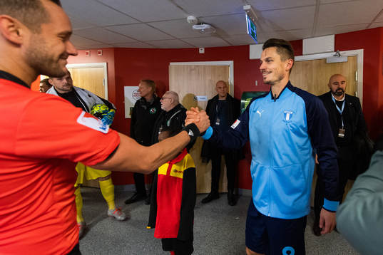 Malmö FFs Markus Rosenberg i spelargången
