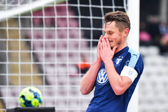 Malmö FFs Markus Rosenberg deppar