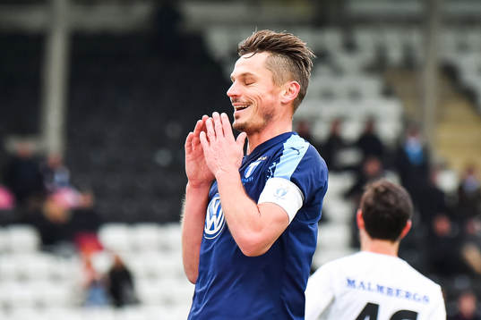 Malmö FFs Markus Rosenberg deppar