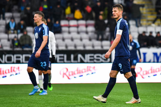 Malmö FFs Markus Rosenberg deppar