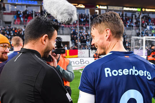 Malmö FFs Behrang Safari och Markus Rosenberg