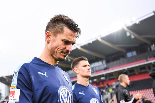 Malmö FFs Markus Rosenberg deppar