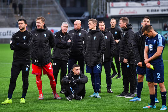Malmö FFs tränare Uwe Rösler deppar