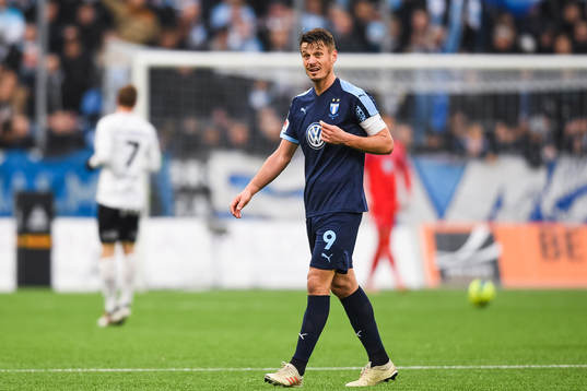 Malmö FFs Markus Rosenberg deppar
