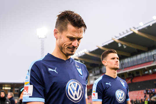 Malmö FFs Markus Rosenberg deppar