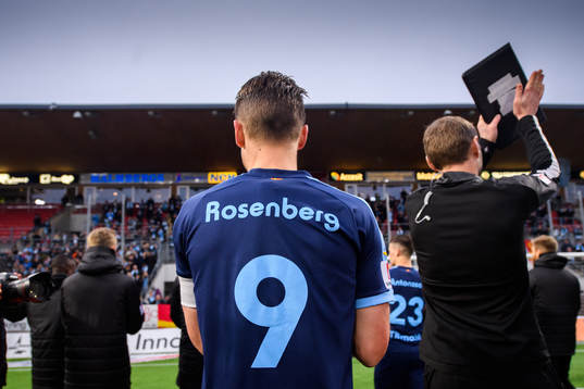Malmö FFs Markus Rosenberg tackar supportrarna