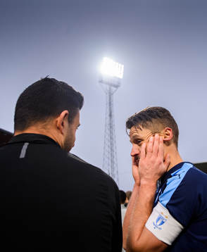 Malmö FFs Behrang Safari och Markus Rosenberg deppar