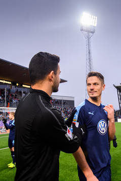 Malmö FFs Behrang Safari och Markus Rosenberg