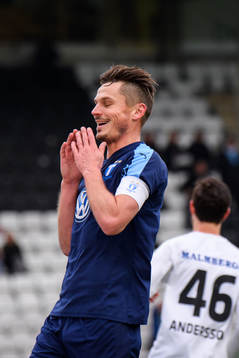Malmö FFs Markus Rosenberg deppar