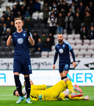 Malmö FFs Sören Rieks deppar