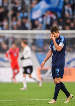 Malmö FFs Markus Rosenberg deppar