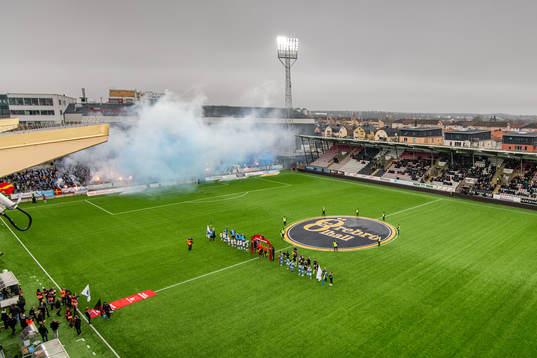 Översiktsbild på Behrn Arena