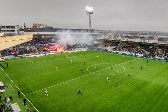 Översiktsbild på Behrn Arena