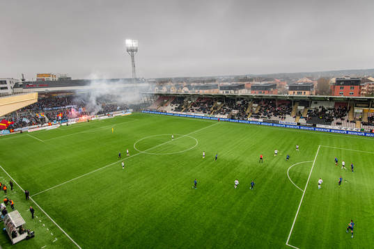 Översiktsbild på Behrn Arena