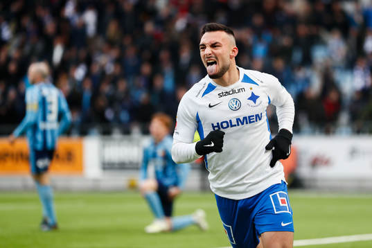 IFK Norrköpings Sead Haksabanovic jublar