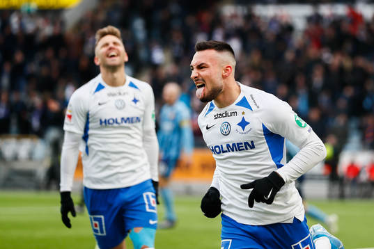 IFK Norrköpings Sead Haksabanovic jublar
