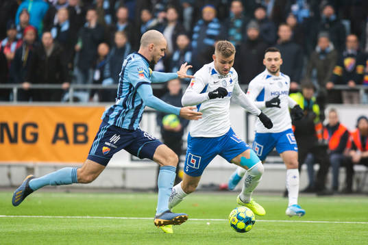 IFK Norrköpings Christoffer Nyman och Djurgårdens Marcus