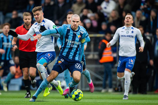 Djurgårdens Marcus Danielson och IFK Norrköpings