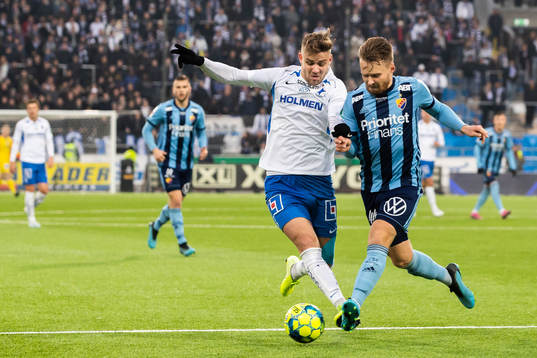 IFK Norrköpings Christoffer Nyman och Djurgårdens Jacob