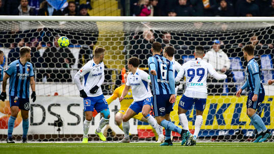 Mål 1-2 av Djurgårdens Jesper Karlström
