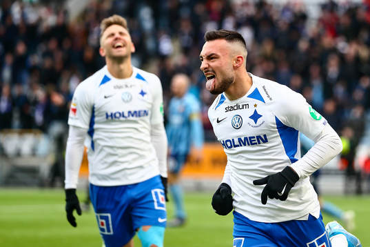 IFK Norrköpings Sead Haksabanovic och Christoffer Nyman