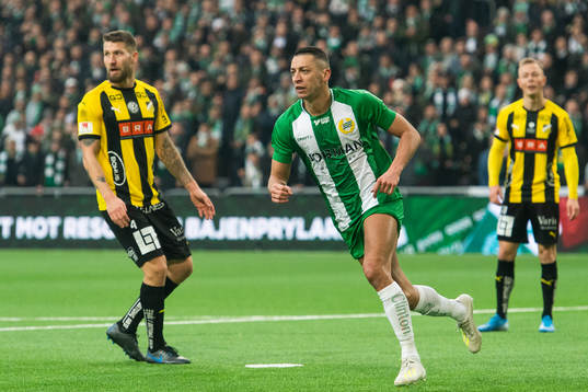 Hammarbys Nikola Djurdjic jublar