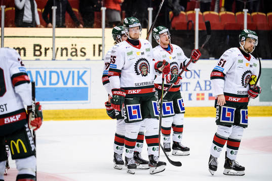 Frölundas spelare deppar